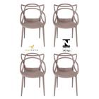 Cadeira Allegra Top Chairs Fendi - kit com 4