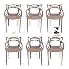 Cadeira Allegra Top Chairs Fendi - kit com 6