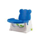 Cadeira Booster Alimentação Infantil Ursinho Multmaxx Azul até 15Kg