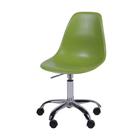 Cadeira Boxbit Dkr Eames Base Em Rodízio Verde