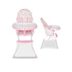 Cadeira Cadeirao Alimentacao Bbebe Cadeirinha Infantil Portatil Refeição Comer Criança Reclinável Papa e Soneca Alta Dobravel Flash Baby Style Rosa