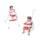 Cadeira Cadeirão de Alimentação de Bebê Infantil Comer Refeição Booster Brinquedo Carrinho 4 em 1 Lily Vermelho
