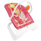 Cadeira Cadeirinha Bebê Descanso Vibratória Musical Brinquedos Menina Rosa Importway BW-095RS