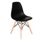 Cadeira Charles Eames Eiffel Concha Fixa - Preto - UNIVERSAL MIX