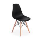 Cadeira Charles Eames Eiffel Dkr Wood - Design - Preta - Magazine Decor