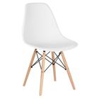 Cadeira Charles Eames Eiffel DSW - Base de madeira clara