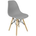 Cadeira Charles Eames Eiffel Wood Design Cinza - Lianto Decor