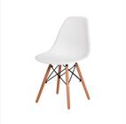 Cadeira Charles Eames Wood Dsw Branca - Base Madeira