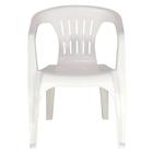 Cadeira com Braços Atalaia em Polipropileno Branco - 92210010 - TRAMONTINA