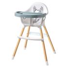 Cadeira de Alimentação para Bebê Infantil Dobrável 6-36 Meses 2 Alturas Verde Multmaxx