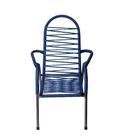 Cadeira de Área Luxo Varanda Infantil Azul Menino Menina