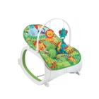 Cadeira de Balanço Para Bebê Baby Repouseira Safari Verde