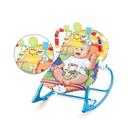 Cadeira de Bebê Descanso Infantil Repouseira Musical Vibratória Alimentação Refeição Função Balanço e Deitado Amigo Leão