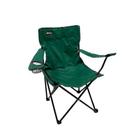 Cadeira de camping pesca dobrável alvorada verde nautika