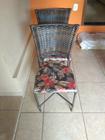 Cadeira de cozinha em junco