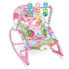 Cadeira de Descanso E Balanço Para Bebê Encantada Girafa Rosa - Color Baby
