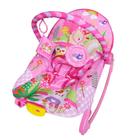 Cadeira de Descanso Infantil Musical Vibratória e Balanço New Rocker Rosa - Color Baby