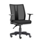 Cadeira de escritorio diretor Addit Ergonômica C/ Regulagem altura e do encosto NR-17 preta