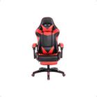 Cadeira de Escritório Gamer Ergonômica Reclinável Vermelho