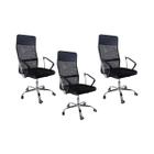 Cadeira de Escritório Nagano Tela Mesh Ergonômica Giratória