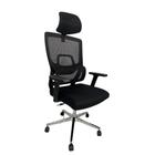 Cadeira De Escritório Presidente Ergonômica Tela Mash Reclin