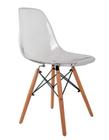 Cadeira de Jantar Charles Eames Wood Cristal