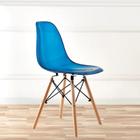 Cadeira de jantar Eames Chair em Acrílico na cor Azul - BERING