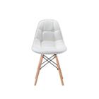 Cadeira de Jantar Eames Eiffel Botonê Branco - D'Rossi
