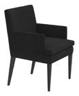 Cadeira De Jantar Germany Retro material sintético Preto