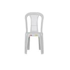 Cadeira De Plastico Bistro Antares Branco Ponte Nova Kit 04