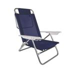 Cadeira de Praia Summer Azul Marinho Mor