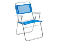 Cadeira de Praia Sun Alumínio Azul