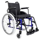 Cadeira de Rodas Alumínio Ortomobil MA3 SLIM Dobrável em X 40x40x40 Azul