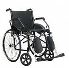 Cadeira de rodas com elevação de panturrilha ref. 1016 assento e encosto nylon- jaguaribe