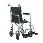 Cadeira de rodas compacta estrutura e encosto dobrável aço Praxis Veneza largura do assento 43cm