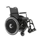 Cadeira de Rodas Dobravel MA3E 40cm Preto Ortomobil