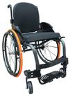 Cadeira de Rodas Monobloco M3 Premium 44cm Azul Glacial Roda Sentinell Preta Pneu Cinza Ortobras