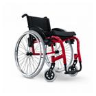 Cadeira de rodas monobloco Star Lite Ortobras (vermelho)