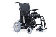 Cadeira de rodas motorizada Ortobras e4 alumínio estrutura e encosto dobrável - Larg assento 46cm