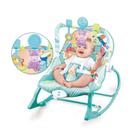 Cadeira Descanso Bebê Vibratória Musical Baby Style Amigos do Oceano Verde - 4079681077799