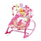 Cadeira Descanso Bebê Vibratória Musical Baby Style Rosa Princesa - 4079681055599