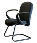 Cadeira Diretor com Braços e Base Fixa Linha Lombar - Design Office Móveis