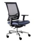 Cadeira Diretor com encosto Tela Mesh Linha Net Design Preto