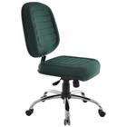 Cadeira Diretor sem Braços Linha Blenda Base Cromada - Design Office