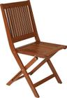 Cadeira Dobrável De Madeira Jatobá Natural - Fitt 10855072