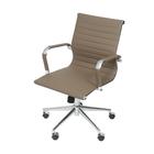 Cadeira Eames Baixa Fendi Base Cromada - 51549 - Sun House