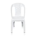 Cadeira Em Plástico Empilhável Bistrô Vime Branca Arqplast