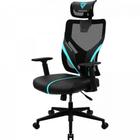 Cadeira Ergonomic YAMA1 PRETA/CYAN THUNDERX3 - Jetway