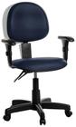 Cadeira Ergonômica Executiva Com Braço Em Rv Branco