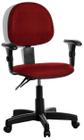 Cadeira Ergonômica Executiva Com Braço Rcp Cor Vermelho